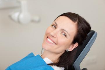 woman smiling after TMD treatment in north york