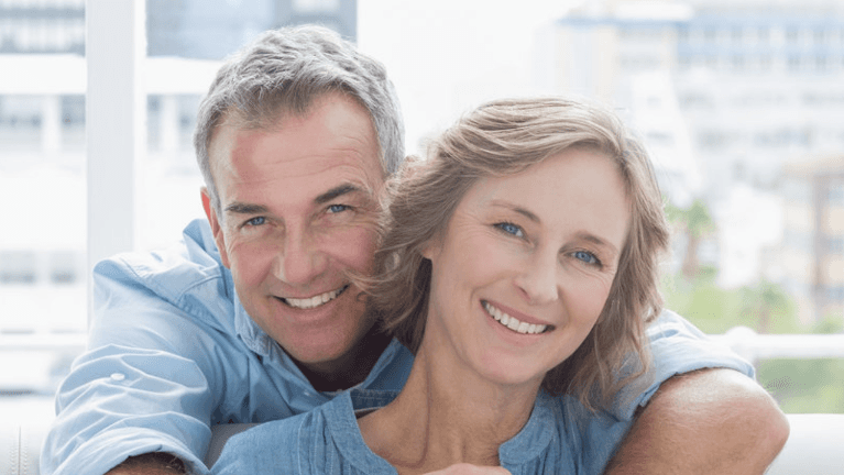 north york man and woman smiling